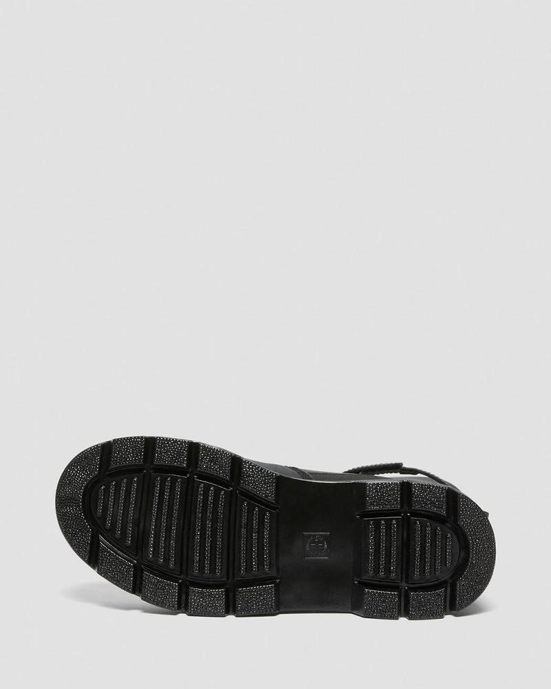 Dr Martens Combs Tech Coated Canvas Ankelstøvler Herre Sort | DK 438JPQ